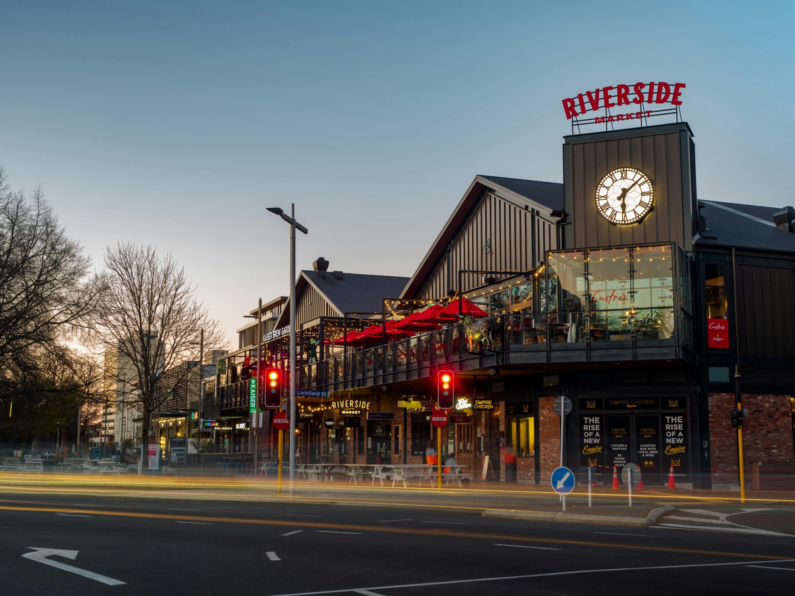 Riverside Market in Christchurch, New Zealand. Different types of resource consent would have been needed before development began